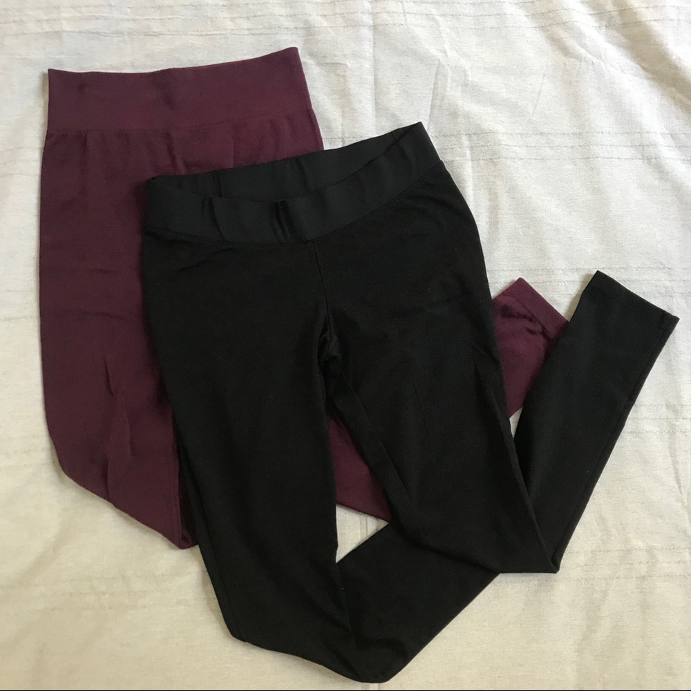HP!! SO COZY Maternity leggings bundle of 2